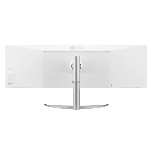 LG UltraWide Monitor Curved 49WQ95C, 49 Inch, 5120 x 1440, 144Hz, Nano IPS Display, VESA Display HDR 400, Nvidia G-sync Compatible, AMD FreeSync, Stereo Speakers, Ergonomic Design, USB Type-C, HDMI
