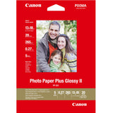 Canon PP-201 Glossy II Photo Paper Plus 13cm x 18cm - 20 Sheets