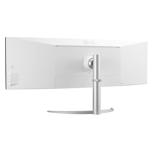 LG UltraWide Monitor Curved 49WQ95C, 49 Inch, 5120 x 1440, 144Hz, Nano IPS Display, VESA Display HDR 400, Nvidia G-sync Compatible, AMD FreeSync, Stereo Speakers, Ergonomic Design, USB Type-C, HDMI