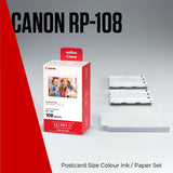 Canon RP 108IP - 1 - Print Ribbon Cassette and Paper kit - Black