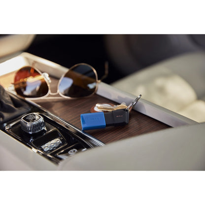 Kingston Technology DataTraveler 64GB USB3.2 Gen 1 Exodia M (Black + Blue), 64 GB, USB Type-A, 3.2 Gen 1 (3.1 Gen 1), Slide, 10 g, Black, Blue