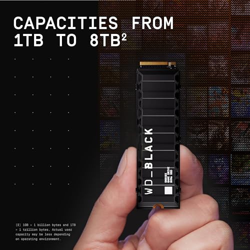 WD Black SN850X 1TB SSD M.2 2280 NVME PCI-E Gen4 Solid State Drive