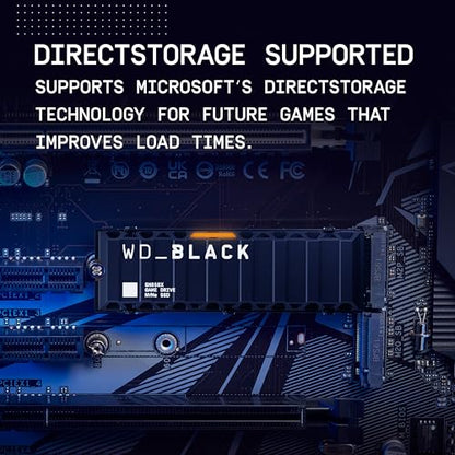 WD Black SN850X 1TB SSD M.2 2280 NVME PCI-E Gen4 Solid State Drive