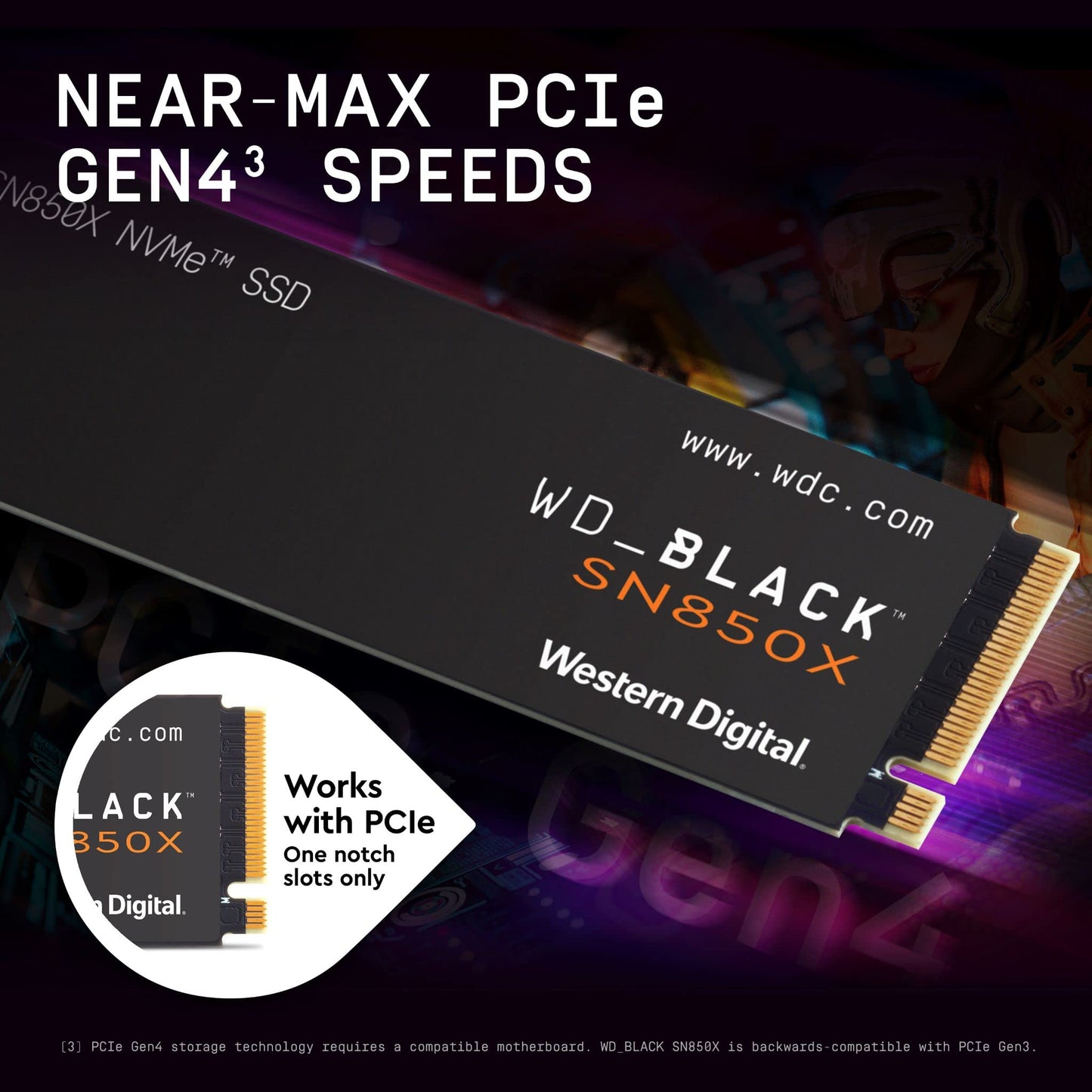 WD Black SN850X 1TB SSD M.2 2280 NVME PCI-E Gen4 Solid State Drive