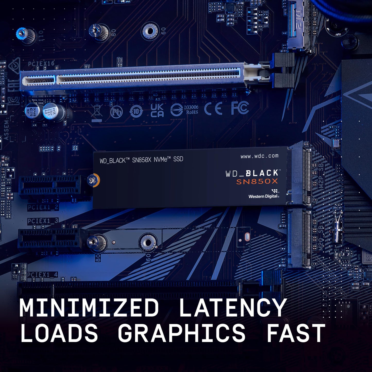 WD Black SN850X 1TB SSD M.2 2280 NVME PCI-E Gen4 Solid State Drive