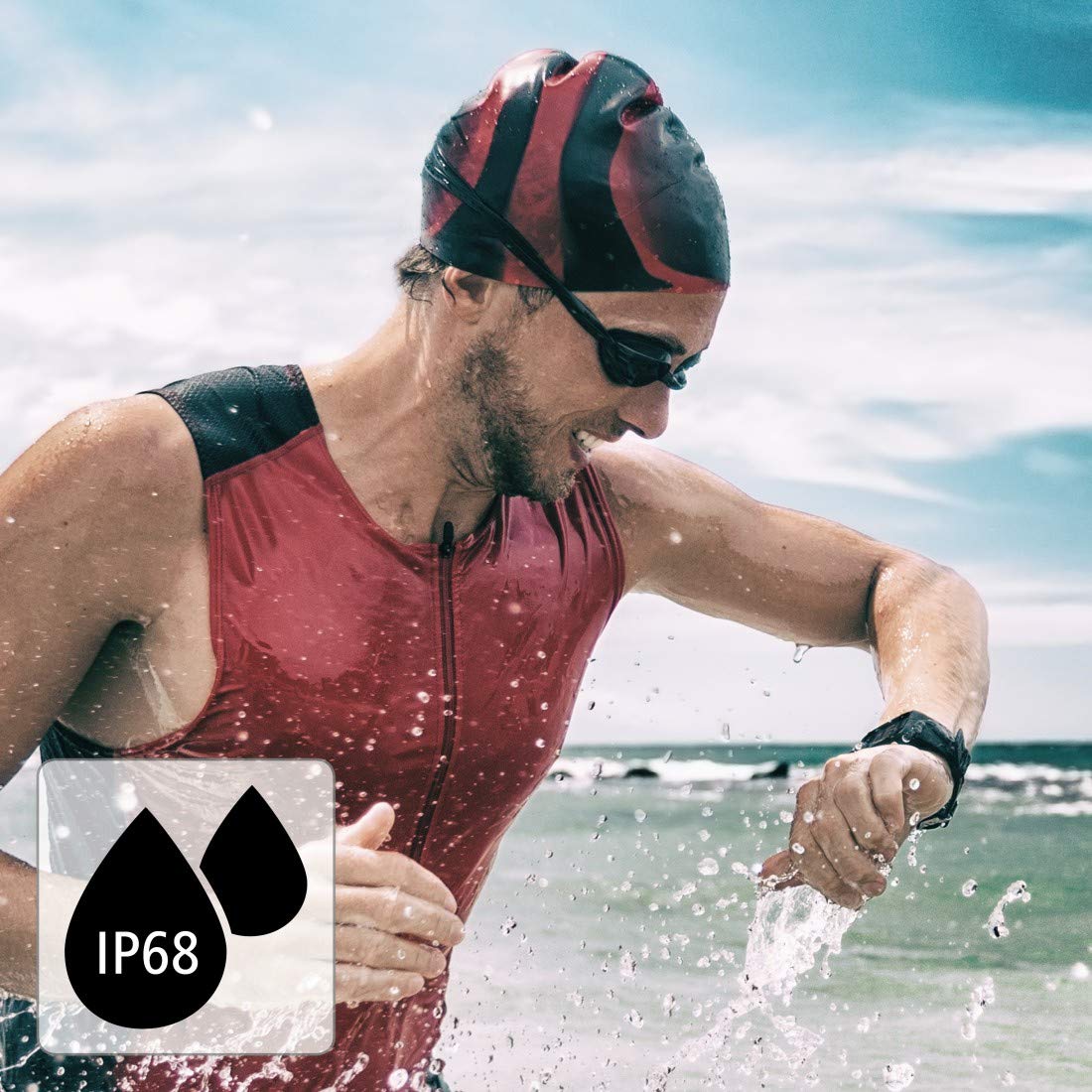 Hama Smartwatch 5910, GPS, wasserdicht