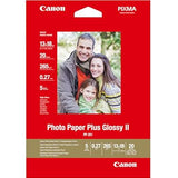 Canon PP-201 Glossy II Photo Paper Plus 13cm x 18cm - 20 Sheets